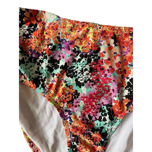 Kenneth Cole Reaction Women's Plus Size 2X Bikini Bottom Floral Abstract NWOT - Picture 4 of 9